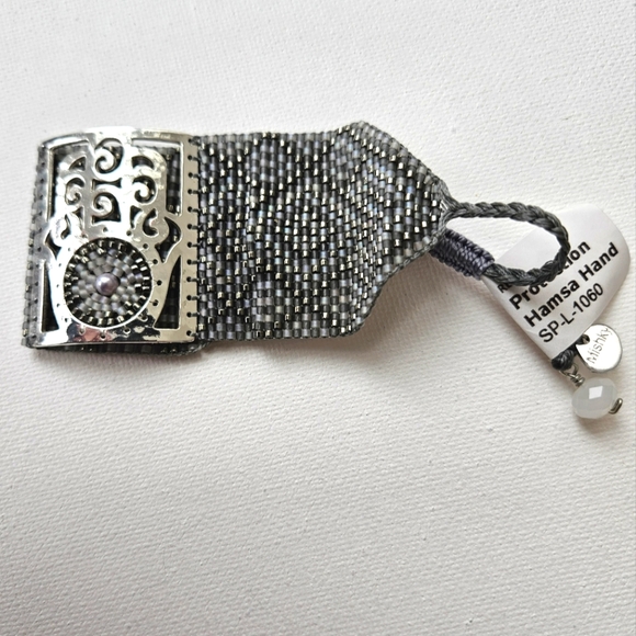 Mishky Beaded Bracelet Hamsa Hand 1060 NWT! - Picture 3 of 5